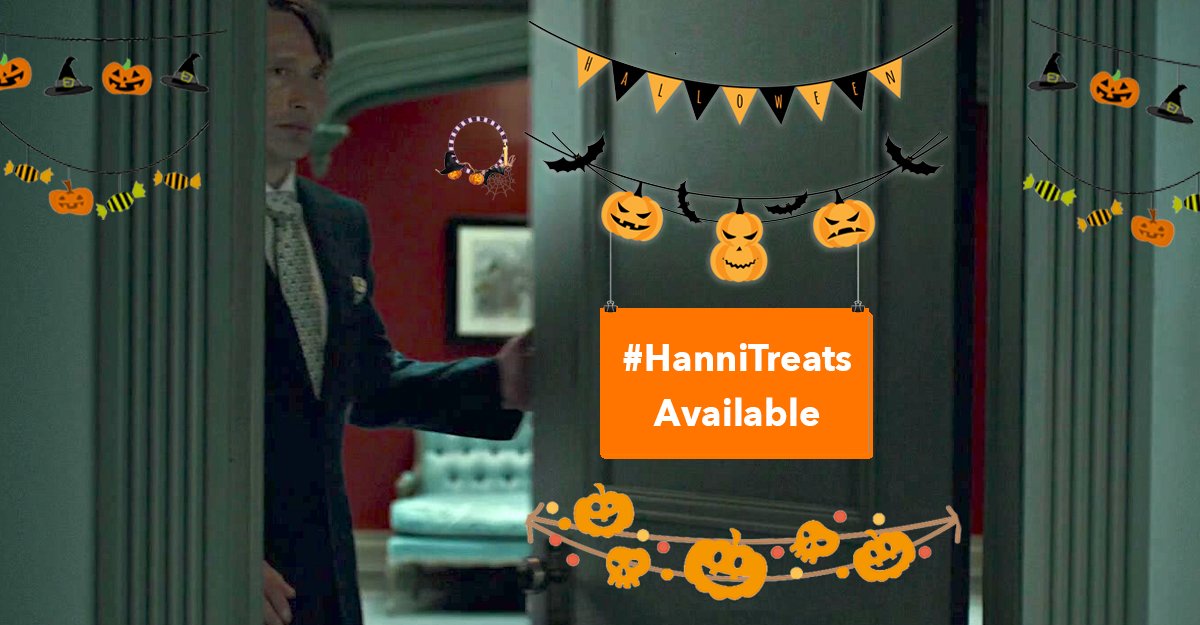 Moondancer1626's tweet photo. I WILL START!!! RING MY DOORBELL WITH A HANNIWEEN EMOJI TO RECEIVE A #HANNITREAT!!!!
Then share the graphic to invite Hannitreaters to your door!!! MORE INFO HERE: https://t.co/LVvZxfHg9Z #HANNIBAL #FANNIBALS https://t.co/D95WDOZSpe