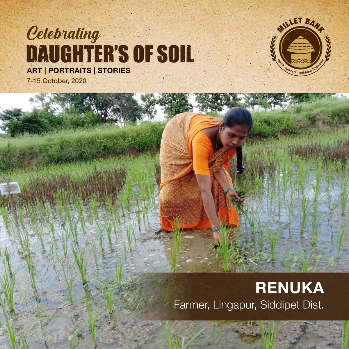 milletbank's tweet photo. Food is Medicine...
ఆహారమే....ఔషధం
for more information : https://t.co/nuenwmfMBa
#DaughtersofSoil #NationalWomenFarmersDay2020 #MilletBank #MilletMuseum #MilletFarming #WomeninAgri #Millets #Vocal4Local #aatmanirbhaar #agriculture #WhatonHarvest https://t.co/vOggd16nih