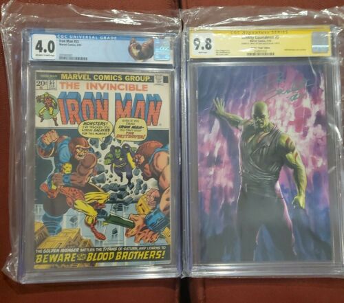 comicsvalue's tweet photo. archived! $ 394 | Iron Man #55 (feb 1973, Marvel) Cgc 4.0 And Infinity Countdown  #3. #comics https://t.co/s4ouPlC6e9 https://t.co/pefMjy8gKo