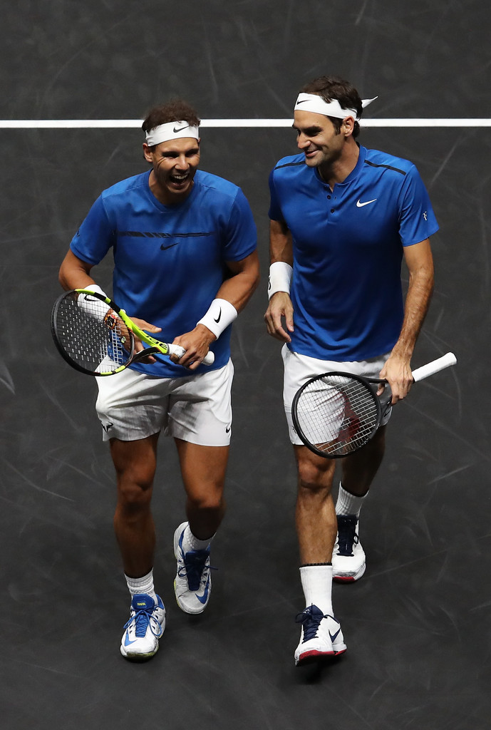 InvictosSomos's tweet photo. Rafa Nadal acaba de igualar a Roger Federer como el tenista con más títulos (20) de Grand Slam en TODA la historia. LOS MÁS GRANDES. https://t.co/0cP6yIzNel