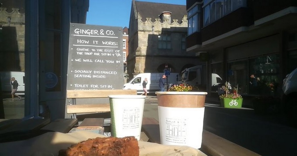 Great to see <a href="/ginger_and_co_/">Ginger & Co. Coffee + General Store</a> adapting to our new reality and continuing to bring us great cake and coffee and chocolate. Thank you!