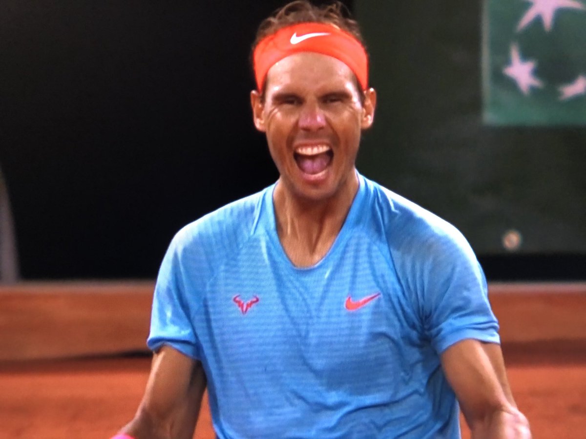 iamdhroo's tweet photo. ๐ ๐ @RafaelNadal #20down #kingofclay https://t.co/yonTcN4v75