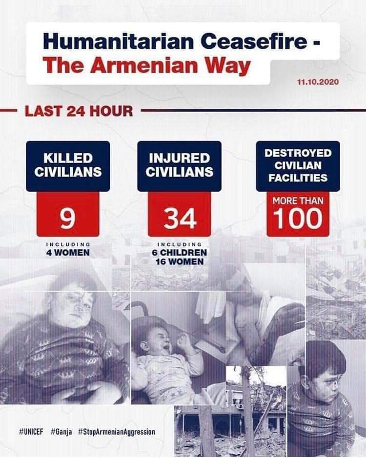 Aserbaidschan führt keinen Krieg mit dem armenischen Volk - Hikmet Hajiyev.
#PrayForGanja
#StopArmenianAgression
#StopArmenianTerrorism