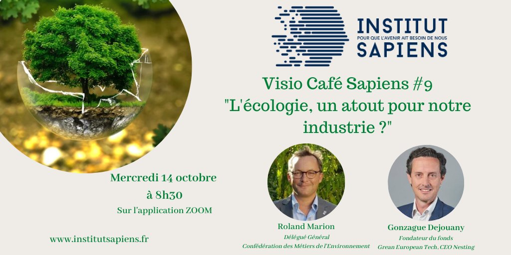 Instit_Sapiens's tweet image. Certains veulent opposer écologie et industrie. 
Pourtant, c'est grâce à la première que la France pourra redevenir une puissance industrielle. 

Venez en débattre lors de notre Visio Café Sapiens du 14 octobre

Infos et inscriptions ➡️ bit.ly/34bIrUY