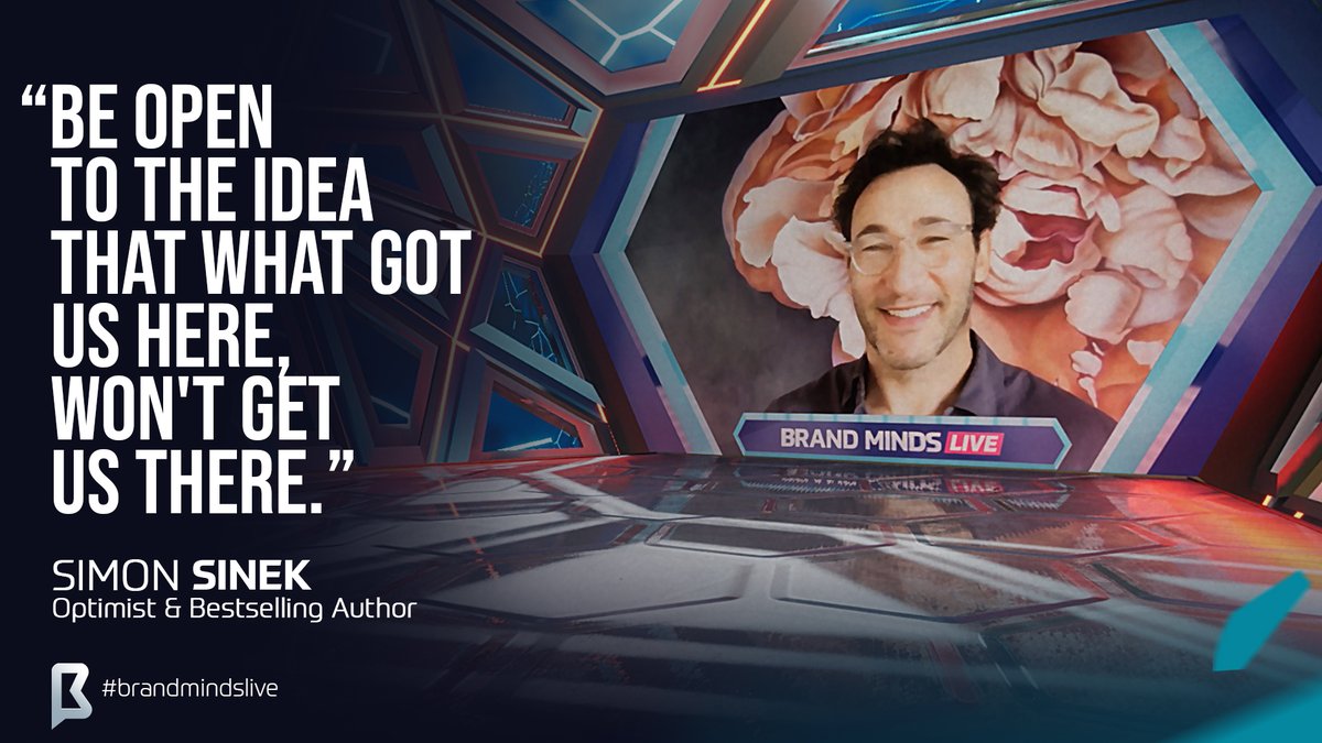 You have to be open to the idea that just because it worked in the past, doesn't mean it's gonna work in the future. 

Continue innovating in order to keep on changing the world!

#BrandMindsLive #SimonSinek