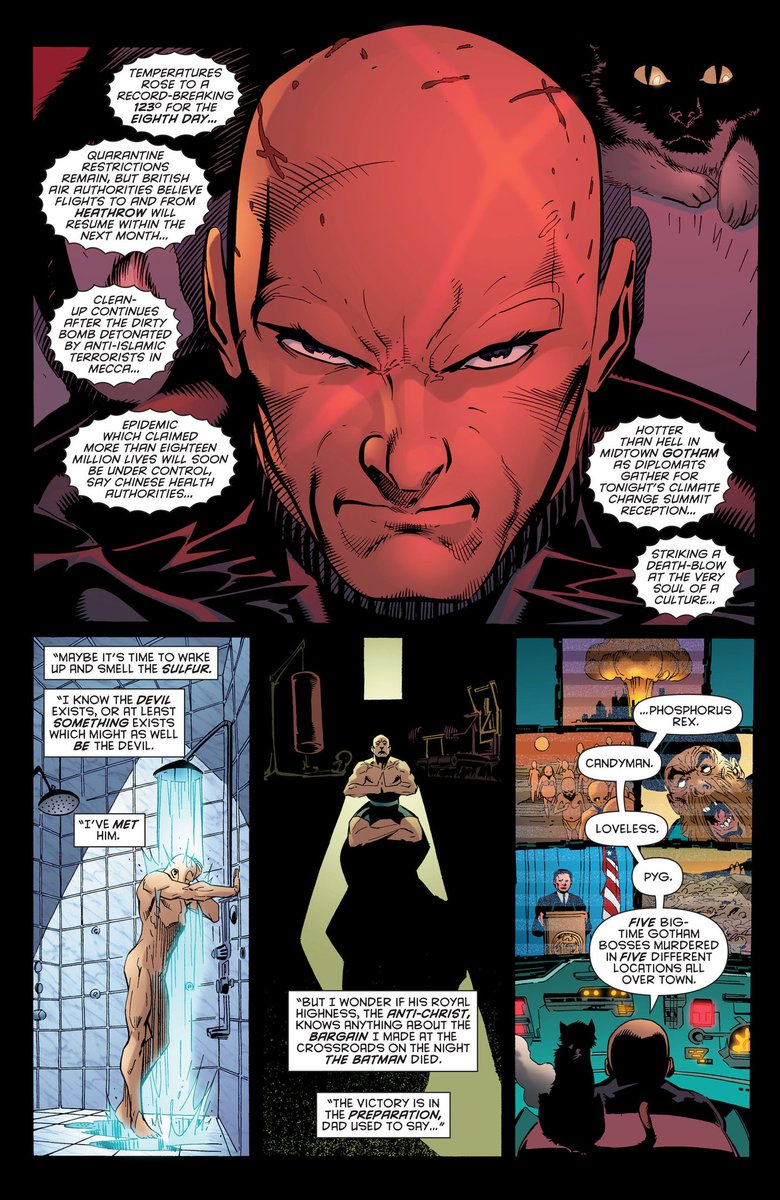 Just letting everyone know that before Arkham Tim, Damian 666 used to sport the "Cursed Bald Look".