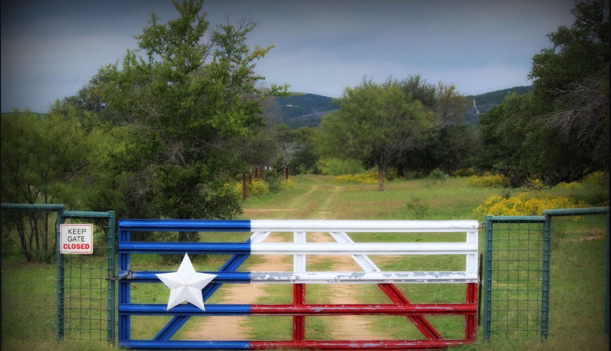 West Texas gate