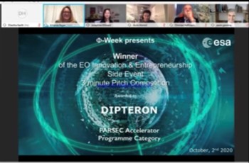 Delighted to have DIPTERON UG Consortium - integrated with @host_mi - the #winner #pitch between the #15PARSEC Accelerator at EO #innovation & #entrepreneurship101 side event #competition of #ESA #PhiWeek. 🦟🦟🛰 #earthobservation #smes #space #VISIONA #Brasil #satellite #ESA