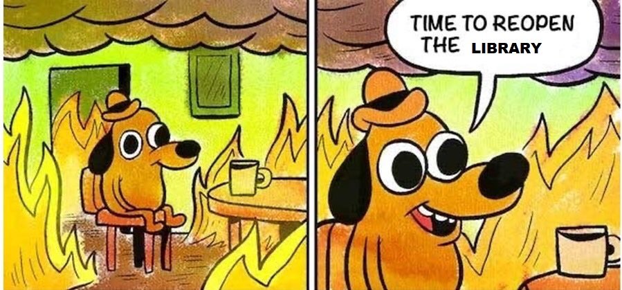 wylie_alan's tweet image. Do some/many library users want to browse? Yes.
Should libraries be open for browsing during a pandemic? No.
🤷‍♀️
#protectlibraryworkers