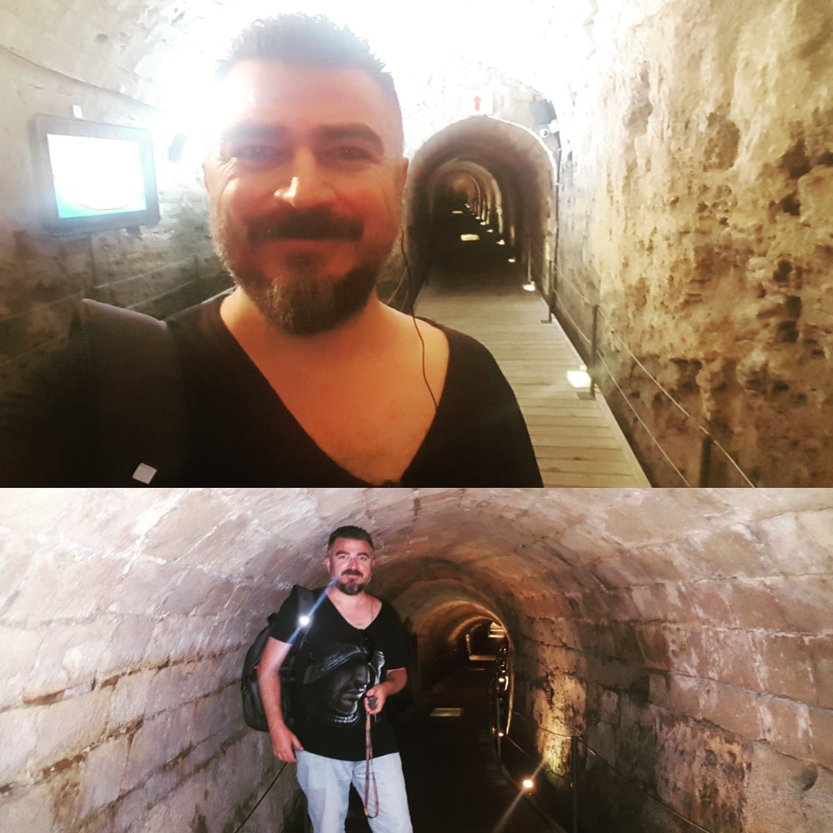 gokturkramu's tweet photo. Tapınak Şovalyeleri, Hospitaller ve Asassinlerin mücadeleleriyle ün salmış Akko şehrinin yeraltı tünellerindeyiz. Burası Tapınakçılara ait kısımlardan bir tanesi ve atlarla bu tünellerden geçiyorlar. @ViaMaris_Tours
#Tbt
#viamaris #gezileriözledik
#tapınakçılar #hospitaller https://t.co/A3dRFo1iDT