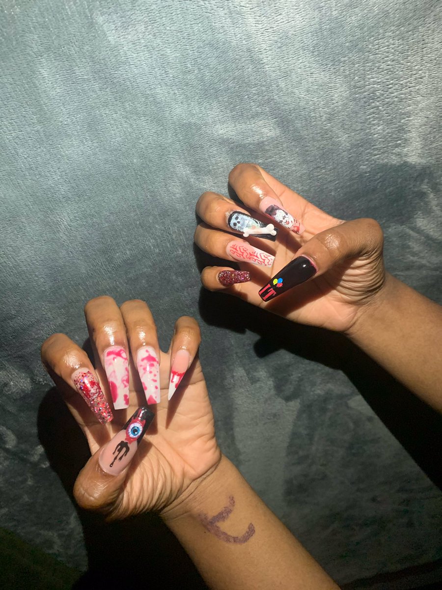 #atlnailtech #atlhairstylist #atllashtech #atlminklashes #atlanta #atl #atlantahairstylist #atlhairstylist #atlantamakeupartist #atlanganails #atlnailtech #atlnails #gsu #ksu #explore #stockbridgenails #halloweennails