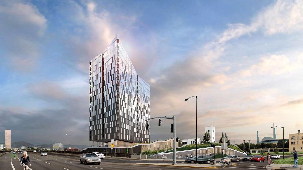 createstreets's tweet photo. Tower by the dual carriageway urbanism. 

The CGI dream ... and the reality https://t.co/Y8lY9Vtd7T