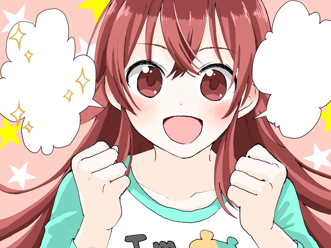 果穂ちゃんが褒めてくれる絵。
#シャニマス
#小宮果穂 