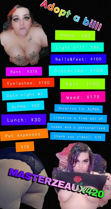 My VIP page is 50% off for all new subs! If you adopt a bill of $90 &amp; under you get 6 months of my VIP<a href="/tag/fatslut"class="tags"><span>#fatslut</span></a><a href="/tag/bbwfindom"class="tags"><span>#bbwfindom</span></a><a href="/tag/sellingcontent"class="tags"><span>#sellingcontent</span></a>