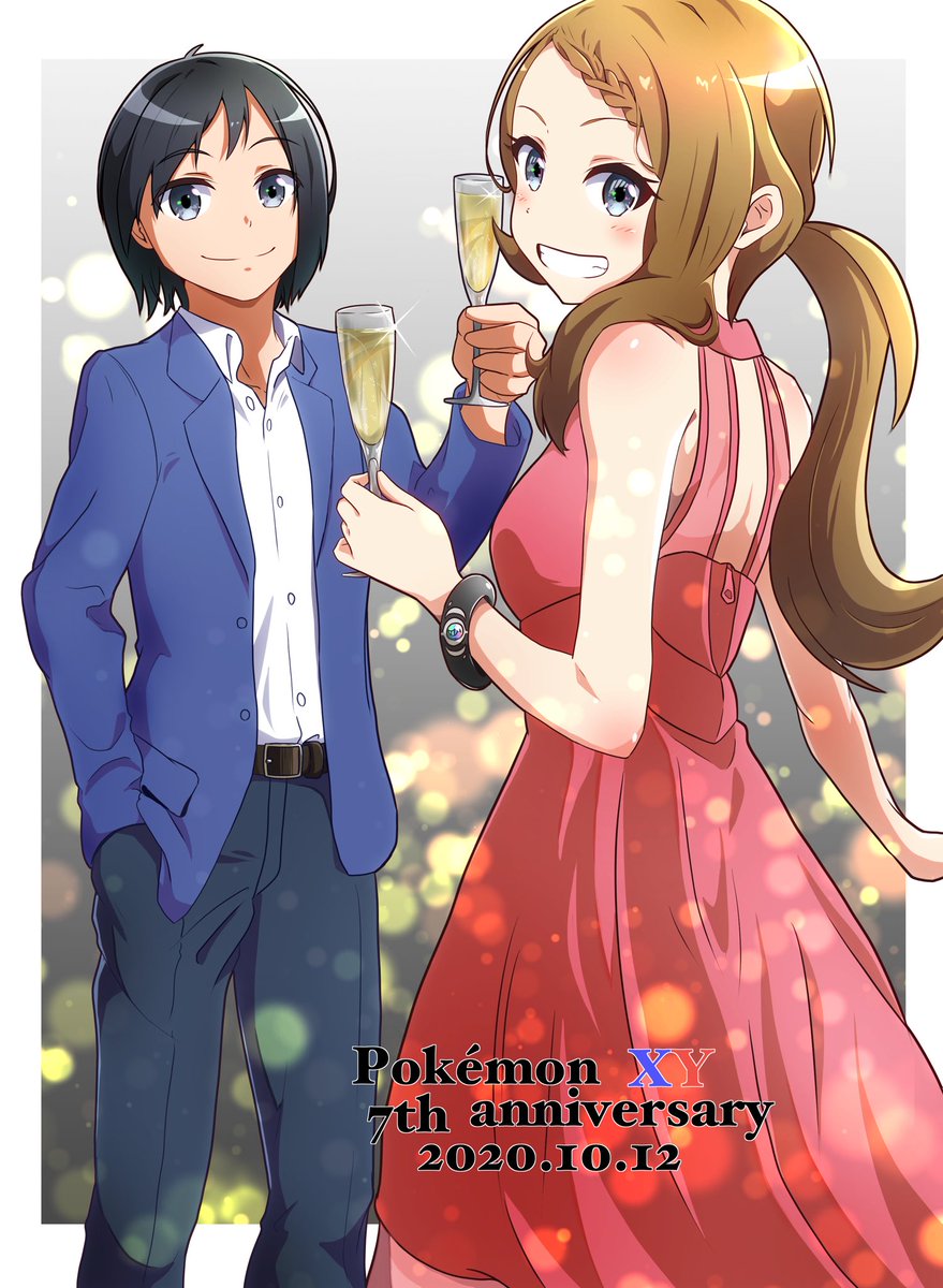 ポケモン Xy7周年 7周年ってことでポケモンxyからセレナとカルム お祝いなのでパー 葱味噌 お絵描き垢のイラスト ポケモン Xy7周年 7周年ってことでポケモンxyからセレナとカルム お祝いなのでパー 葱味噌 お絵描き垢のイラスト
