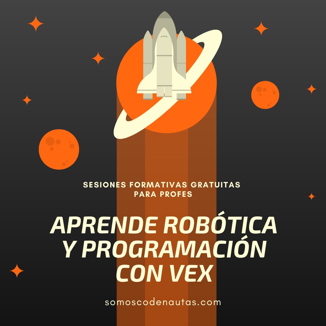 Sesiones formativas GRATUITAS de #robótica y #programacion con #VEXrobotics 

¡Varias fechas! eventbrite.es/e/entradas-ses…