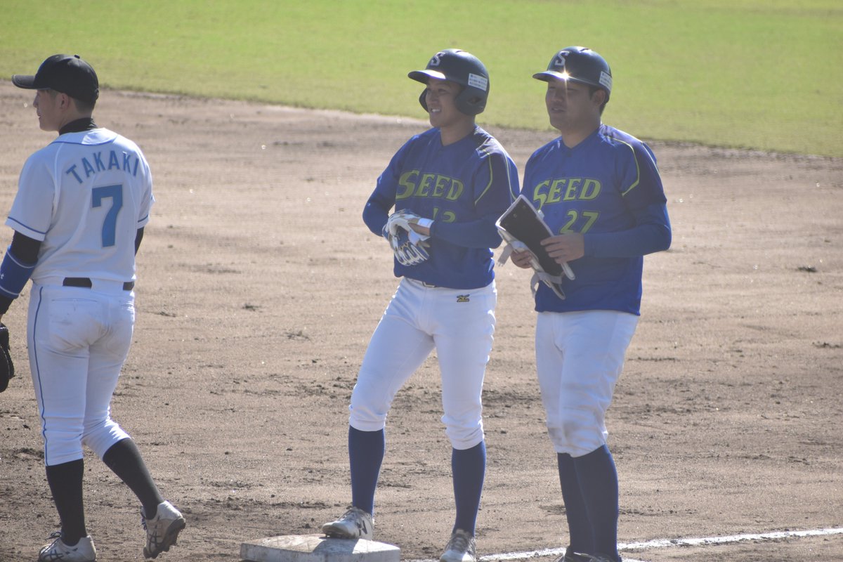 jumbonokachi511's tweet image. スポーツ総合学園SEED 河野 祐喜也 外野手（創志学園、21歳）

1番で2安打。長打はしっかりと振り切った打球で1塁ライナーも打球は強く、コンタクト率の高さを感じます。いかに塁に出て帰ってくるかがチームのバロメーターですね。