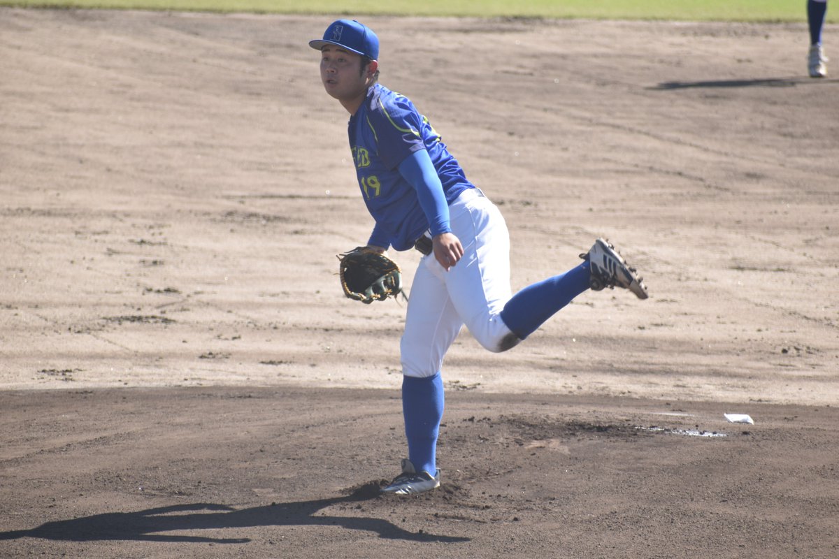 jumbonokachi511's tweet image. スポーツ総合学園SEED 加藤 修平 投手（日本航空－愛知学泉大、24歳）

元々は大学でもリーグ戦で先発していた力のある持ち主。コーチ兼任ですが、しっかりと投球で手本を示しました。ランナーを出しても慌てず、しり上がりのピッチングは見事でした。