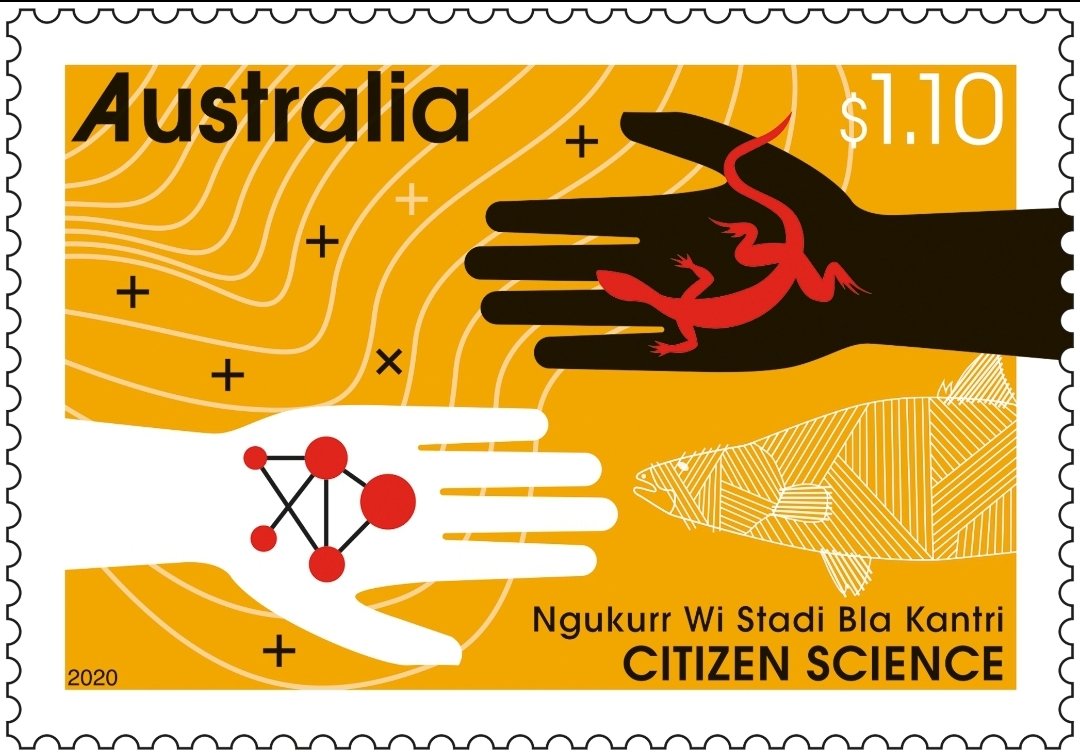 CitSciMonth's tweet photo. The #CitizenScience stamps were:
@QuestaGame 
@ausbutterflies 
@MetSthHealth's #ZikaMozzieSeeker and
#Ngukurr Wi Stadi Bla Kantri (We Study The Country)

Stamp designs by @DropbearDigital who did a fabulous job! https://t.co/RPDNtQzK7r