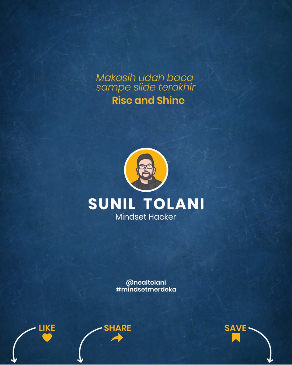 nealtolani's tweet photo. (slide ke tiga bikin elu mikir)⁣⁣
⁣⁣
Share value hidup elu dong fellas. Gue mau belajar dari perspektif lain. ⁣⁣
⁣⁣
Feel free to drop your value in comment section below :)⁣⁣
⁣⁣⁣⁣⁣
RISE and SHINE

Sunil Tolani
⁣⁣⁣⁣#MindsetMerdeka⁣⁣⁣⁣⁣⁣⁣⁣⁣⁣ https://t.co/PvYzU4wDtS