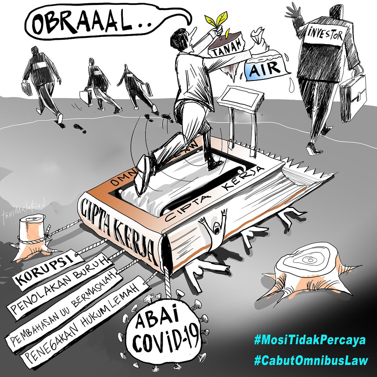 FraksiRakyatID's tweet photo. Bagaimana menjelaskan Omnibus Law dalam sebuah gambar?

#MosiTidakPercayaJokowi
#MosiTidakPercayaDPR
#CabutOmnibusLaw

👇👇👇 https://t.co/pZCt0qhXA6