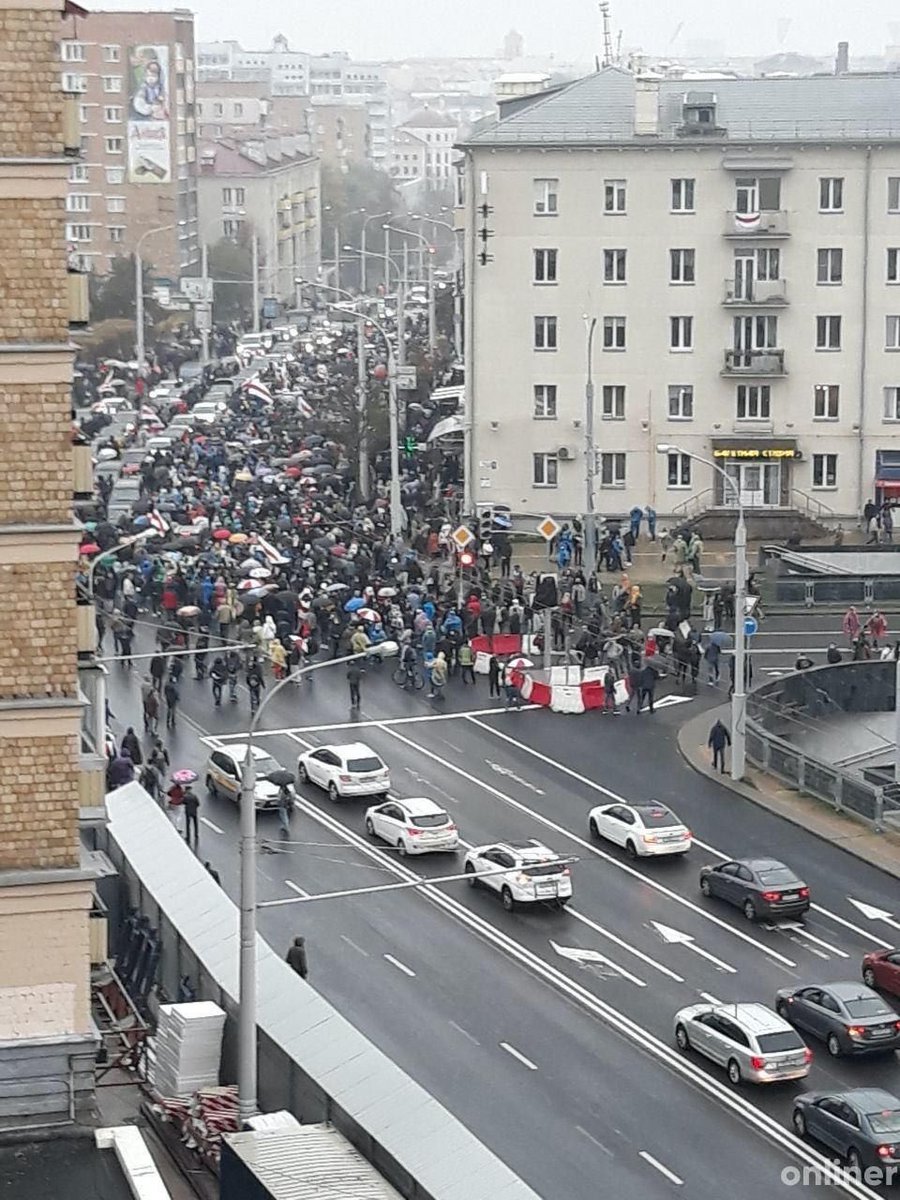 Протесты в Минске.11.10.2020 