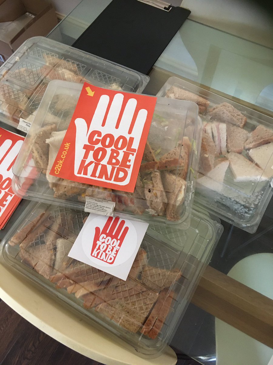 CoolToBeKind1's tweet image. A massive shout out to @CCFCCommunity @ccfccommercial @tracyandrews69 @OfficialClarets @OfficialCCSC @ChelmsfordCRC who donated these lovely sandwiches from yesterday’s match day #inthecommunity #properfootballin the community.