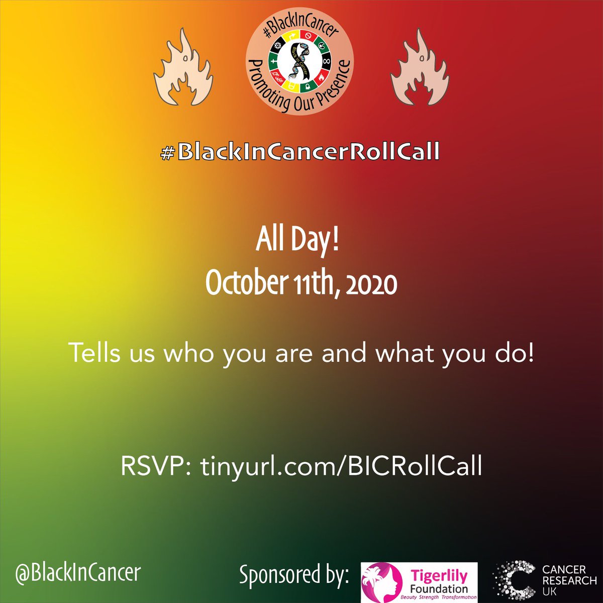 BlackinCancer (@blackincancer) on Twitter photo #BlackinCancerWeek is here!
And we want to know who you are! 
If you’re a Black cancer researcher, an advocate, physician, nurse, policy advisor.. if you’re in any way involved in supporting patients with cancer, we want to hear from you! 
#BlackinCancerRollCall
#BICRollCall #BlackinCancerWeek is here!
And we want to know who you are! 
If you’re a Black cancer researcher, an advocate, physician, nurse, policy advisor.. if you’re in any way involved in supporting patients with cancer, we want to hear from you! 
#BlackinCancerRollCall
#BICRollCall