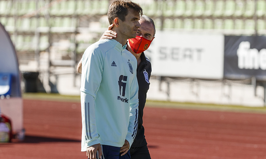 Gerard Moreno, delantero del Villarreal, se lesionó con España (Foto: SeFutbol).