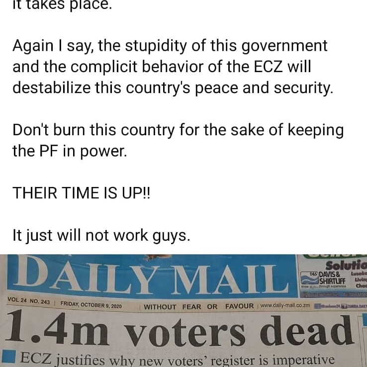 red_square's tweet photo. Sh*t. When is Esau Chula going to shock the nation by listening to stakeholders? https://t.co/R1KRjwVlaz