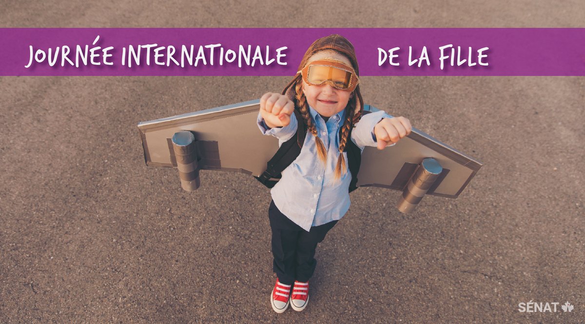 SenatCA's tweet photo. Bonne Journée internationale de la fille! Aujourd’hui est une occasion de célébrer les contributions des filles au Canada et à travers le monde. #JournéeDeLaFille #GrâceÀVous #SenCA https://t.co/nsN09tV0DO
