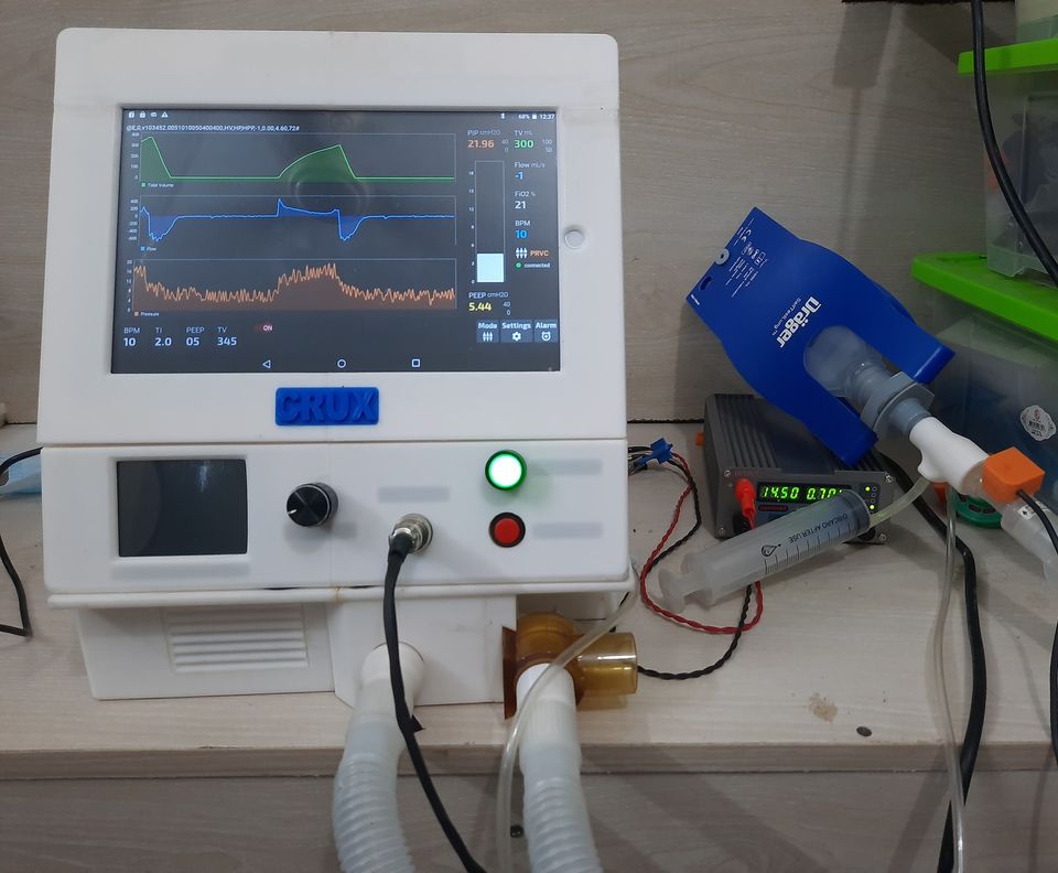 CRUXappHardware's tweet image. We have been developing an open-source turbine-based ventilator since April. Now, We have released it in GitHub.

github.com/Nabilphysics/v…