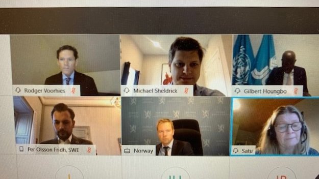 Aaslaug Marie Haga (@aslaugmariehaga) on Twitter photo The Nordic countries are jointly the biggest contributor to IFAD.
<a href="/AkselJakobsen3/">Aksel Jakobsen</a> & <a href="/thinkper/">Per Olsson Fridh</a> hosted - with Global Citizen - important partners to argue for further investments to allow IFAD to do more for the poorest in the poorest countries.
Big thank you 🇳🇴& 🇸🇪! The Nordic countries are jointly the biggest contributor to IFAD.
<a href="/AkselJakobsen3/">Aksel Jakobsen</a> & <a href="/thinkper/">Per Olsson Fridh</a> hosted - with Global Citizen - important partners to argue for further investments to allow IFAD to do more for the poorest in the poorest countries.
Big thank you 🇳🇴& 🇸🇪!