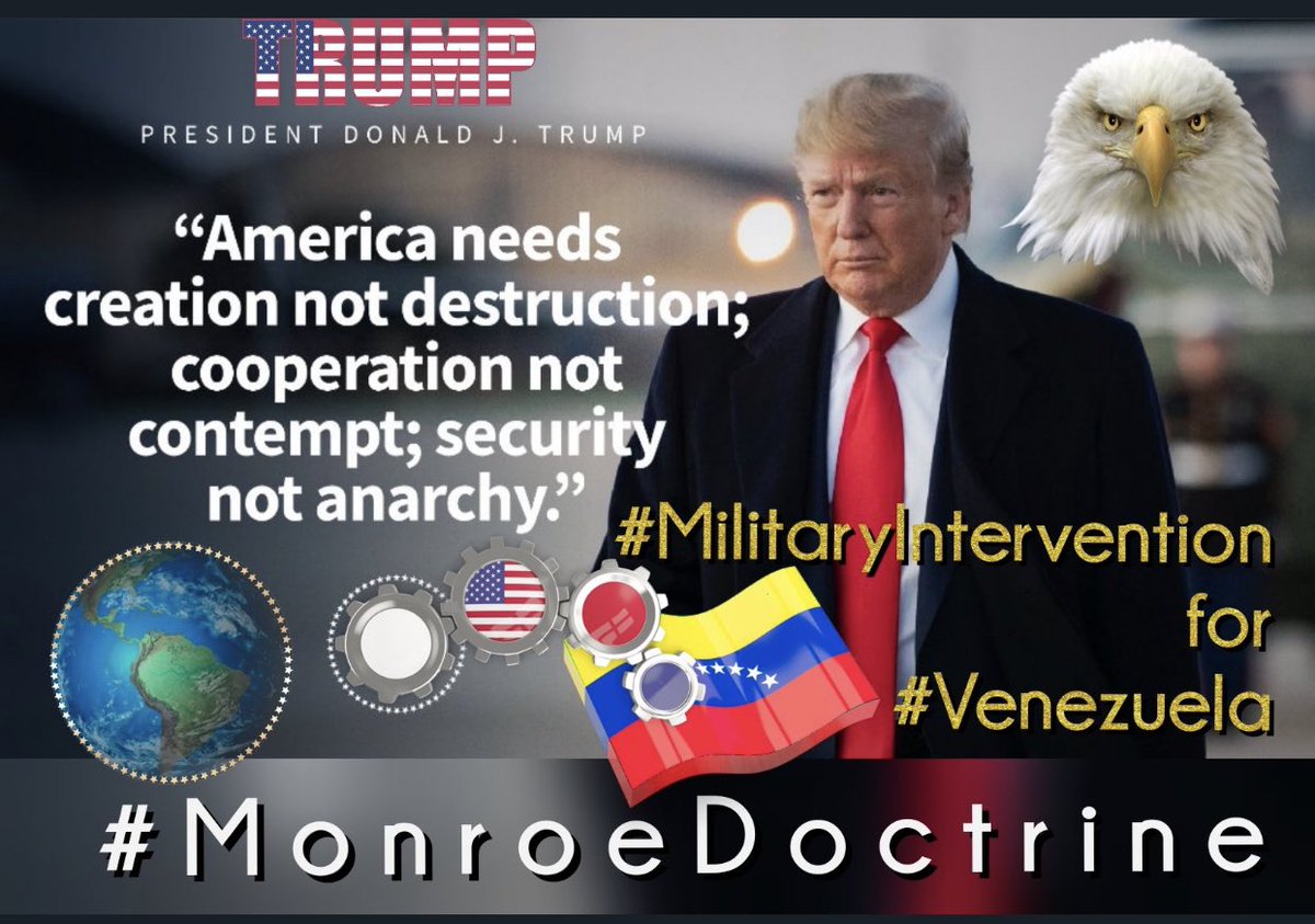 guarimbamia's tweet photo. @Liz_SalanderUS @ipsubnet0 @Calleigh_D @linaemachado @moraviet @AryaStark_VE @coromotina77 @arturote8 @ProtestaMilitar @Uxia59572409Ma @NinaSosVe @jorfanelli_2 @KhintiIa @lala1ita @2_WhistleBlower @jmolinervlc @RhudwolfR @lfvillarroel @38_Cicero @Ainea_ @1Z8b0Iln9 @DulceTosta @sangreechinche @DouglasCotoPorV @MariaV_Iberica1 @jotavino @Blondy_Llanera @1elvispadilla @DulceMariaTosta @garciabanchs @JAVnzlano @tony73_ @LilianaSnchez9 @yelarvel @sangredeprocer @ARRECHOAMARGO @DulceMTostaR @Vzlacatirrun @EquipoTAC @Charlyee11111 @jorgelcardenas @kikifouc @Mapache18 @POTUS @realDonaldTrump Mr @POTUS
@realDonaldTrump
Mr @VP
@WhiteHouse
@Southcom
#Venezuela🇻🇪 needs you
The only way to end the #NarcoTyranny and #TerroristGroups is through urgent #MilitaryIntervention⚠️
⇉ #StopSocialism
⇨ 🦅#InvincibleHeroTrump
⇨ 🦅#TRUMP2020
⇨ 🦅#MAGA2020 https://t.co/5KrLvLrOG6