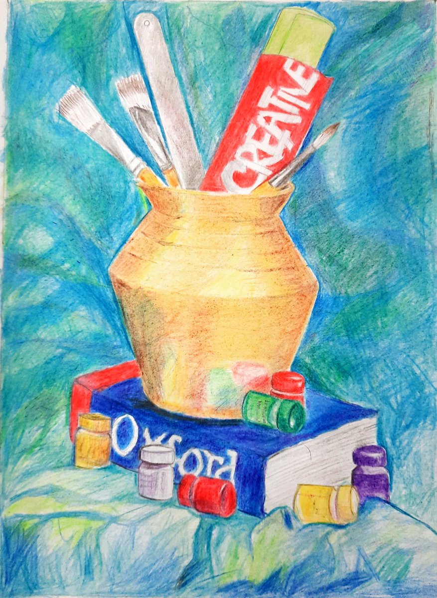 Still Life Drawings For Beginners In Colour