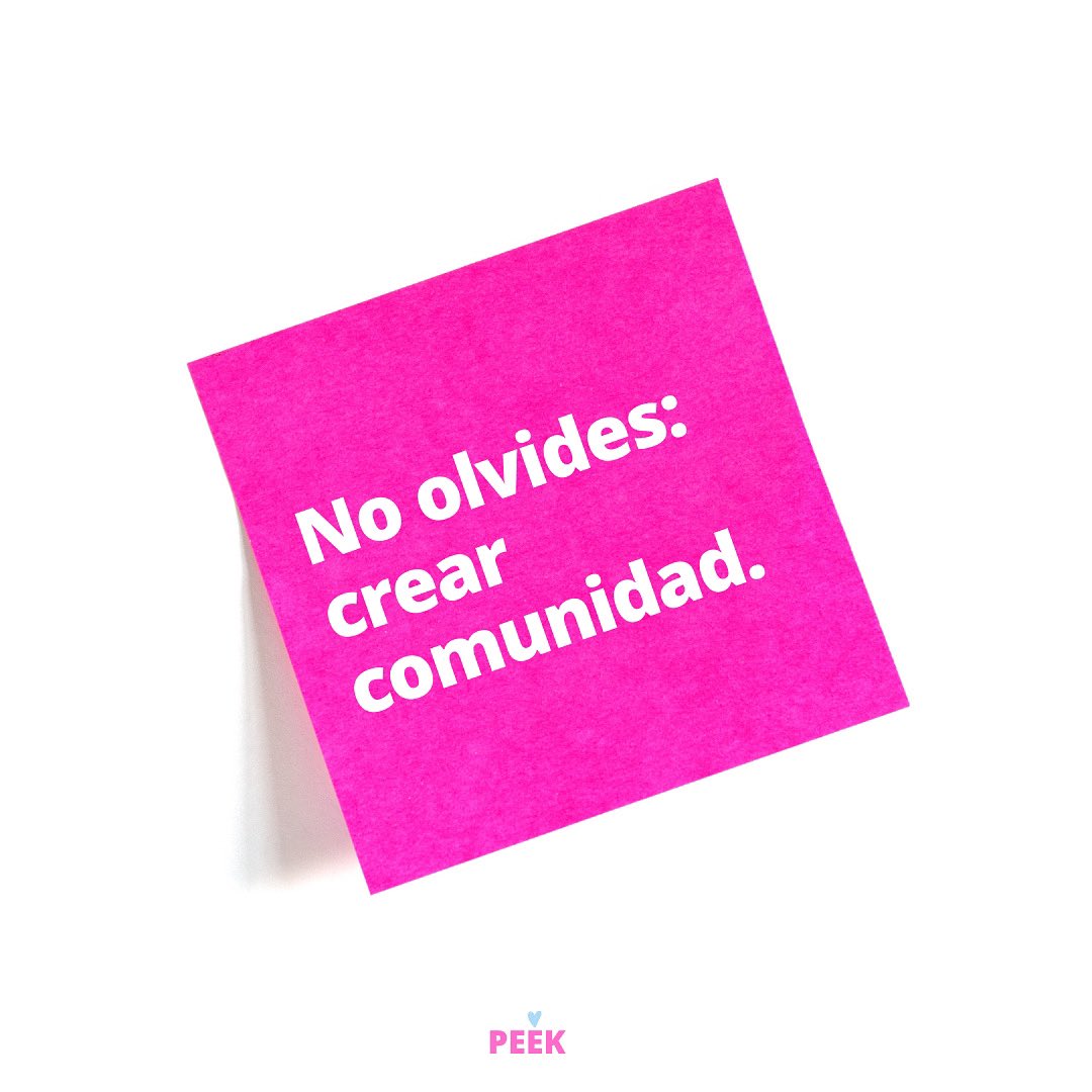 estudiopeek's tweet photo. #NoOlvidar #comunidad #redessociales #emprendedores https://t.co/GUvNfNUM1I