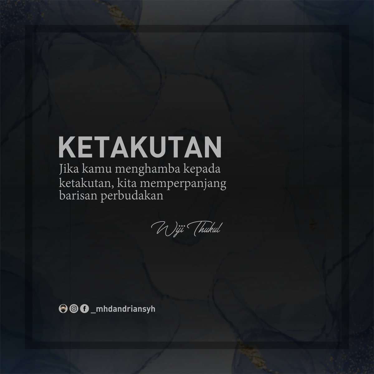 techsavvy_media's tweet image. Menghamba kepada KETAKUTAN sama saja kita memperpanjang barisan perbudakan
