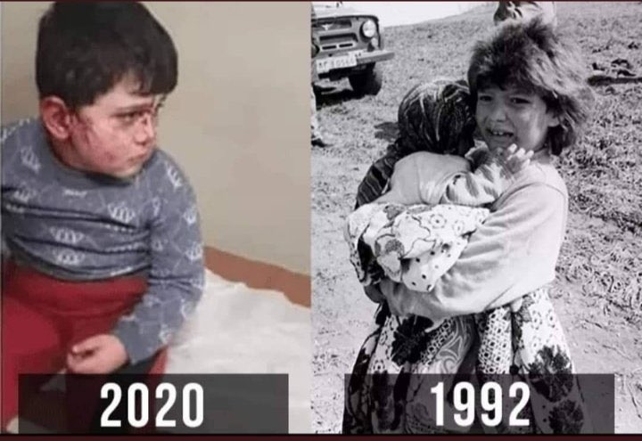 azizakhanumm's tweet photo. 1992 - 2020 | NOTHING HAS CHANGED
Perpetrators are SAME..
Aim is SAME..
Victims are SAME..
Time is DIFFERENT..
#StopArmenianOccupation
#StopArmenianAgression
#PrayForGanja https://t.co/sgdIHvT21L