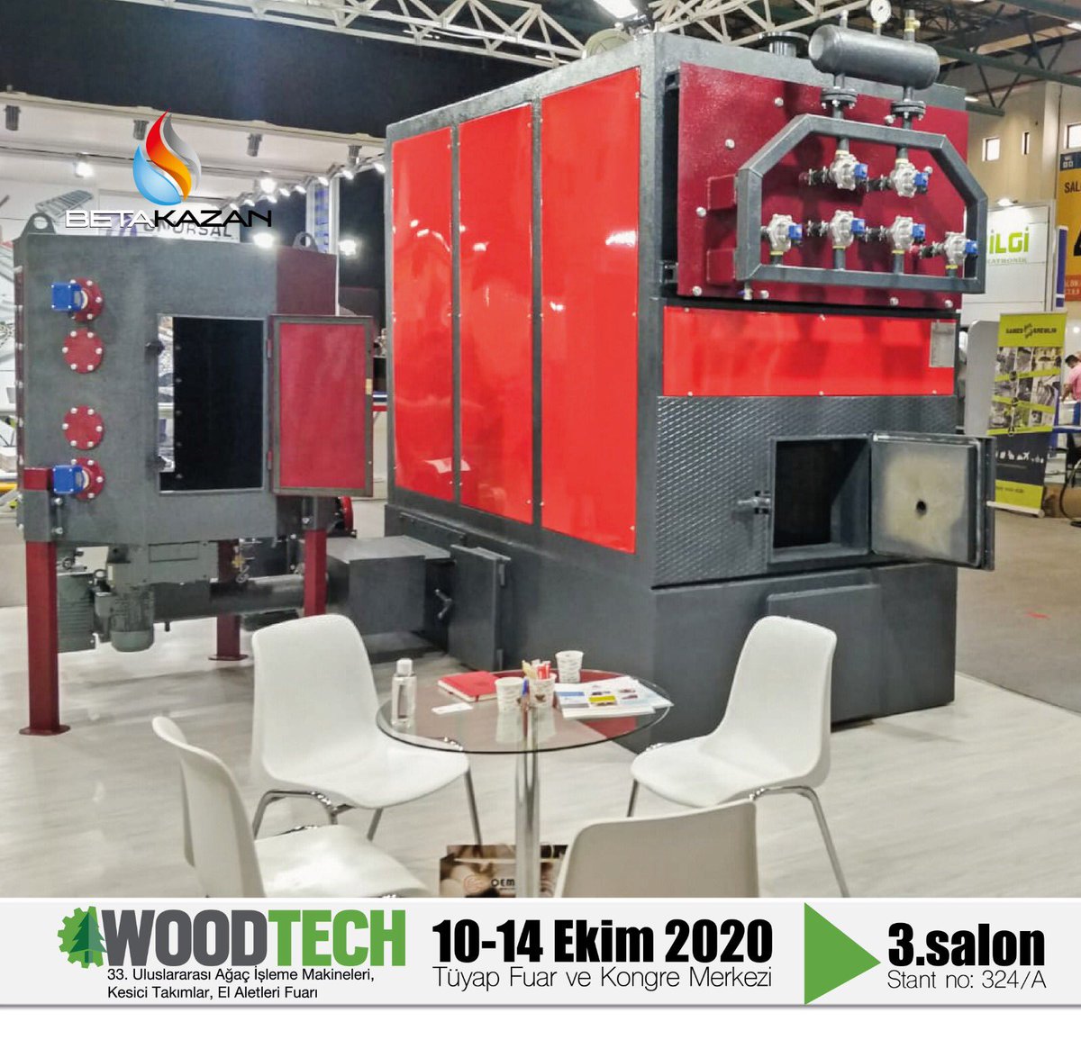 Beta Kazan ailesi olarak siz değerli misafirlerimizi standımıza bekliyoruz.
.
#betakazan #woodtech2020 #fuar #fuaristanbul #istanbul #woodtech #woodtechtuyap #buharkazanı #sıcaksukazanı #ısısistemleri #kızgınsukazanı #sanayi #endüstri