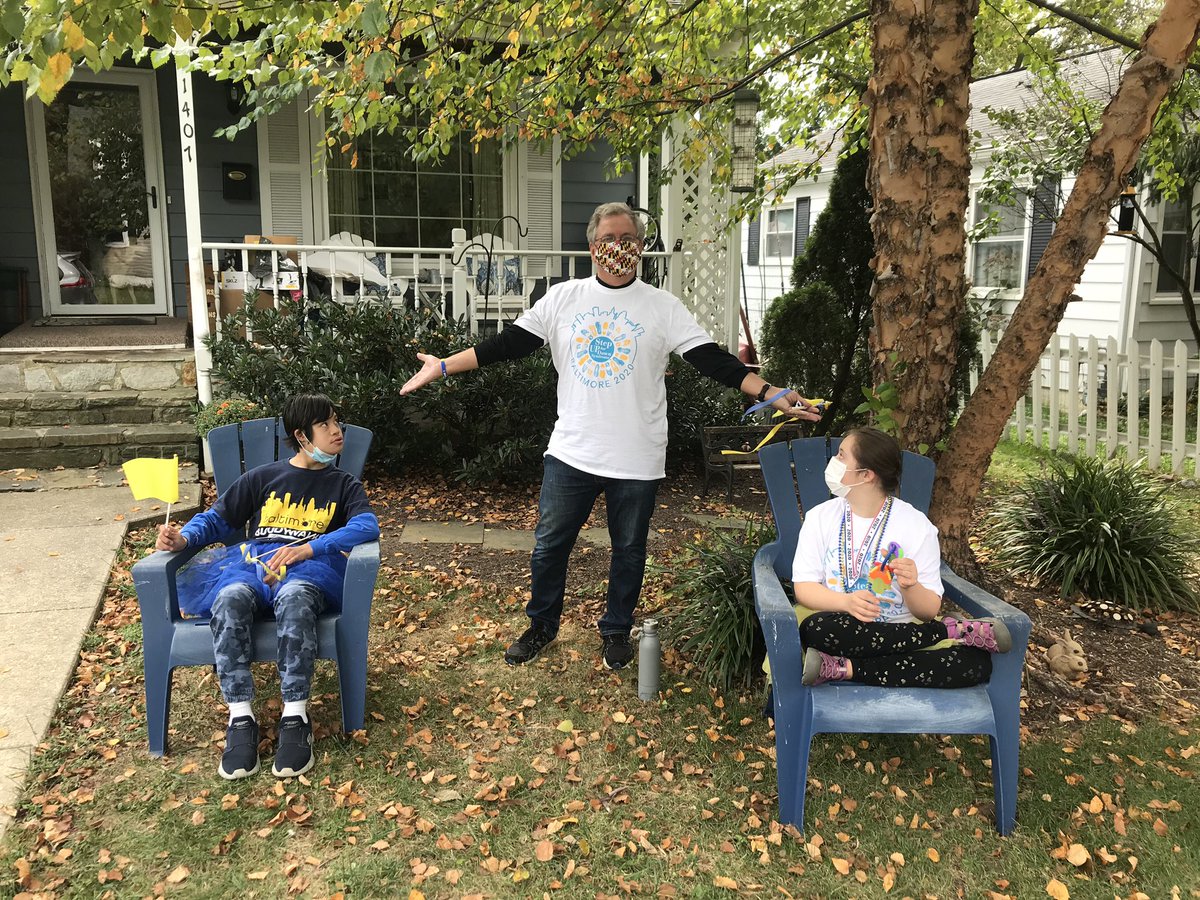 EricEbersole's tweet photo. Joined Colleen &amp; Lu today as we did our local Cville version of a virtual group walk to support those w Down Syndrome and their families.  Thanks for the invite, Lori #StepUpBaltimore #cdspg https://t.co/3uB044SJS0