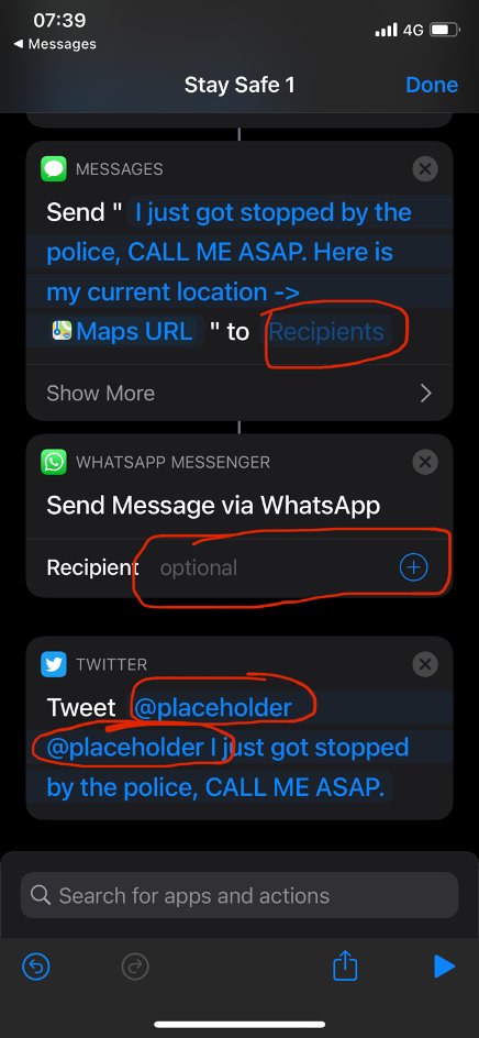 Step 7Add your friends' contacts for the preset messages for both iMessage and WhatsAppAdd your friends Twitter handles to the preset tweetAlso, add recipients for the audio recording.