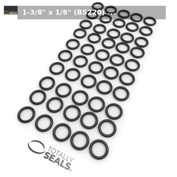 TotallySeals's tweet photo. 1-3/8" x 1/8" (BS220) Imperial Nitrile O-Rings starting at £3.70 - https://t.co/wqFdfQCi6P  #orings #gaskets #nitrile #silicone #viton #mechanicalseals #glandpacking https://t.co/IeERyPWLIA