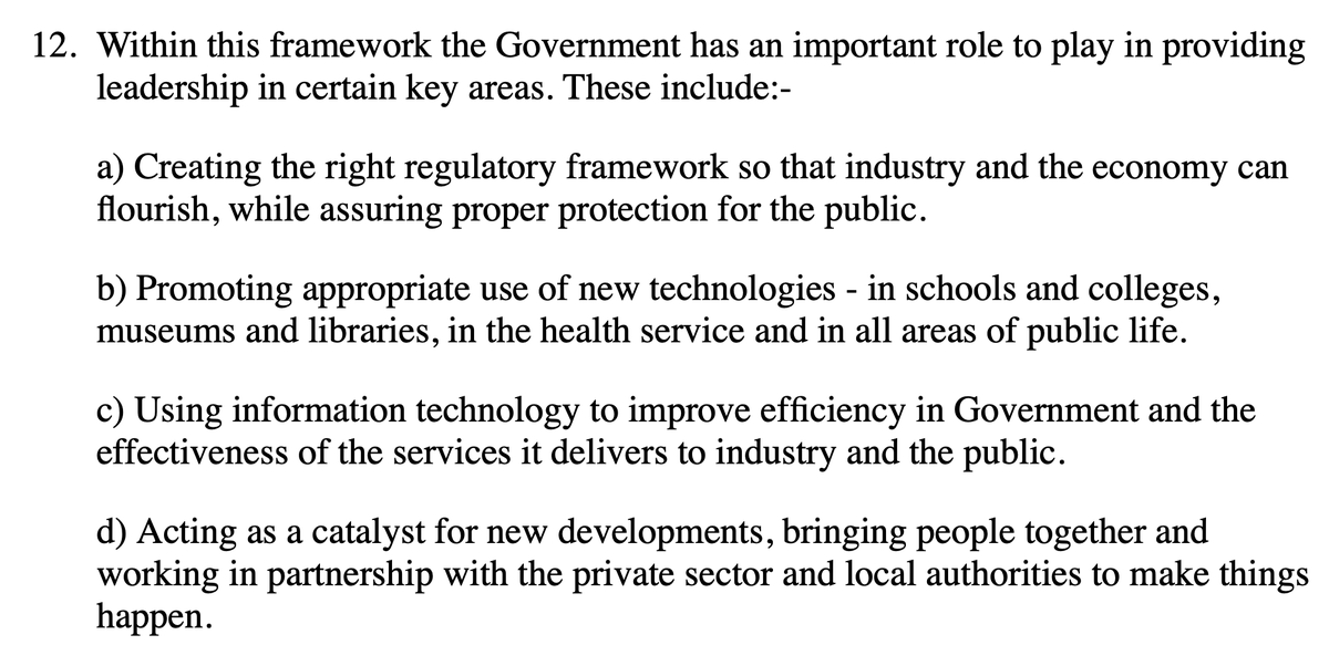 Compare: 1997 Government telling tech that Government should tell tech how to build solutions, vs: 2020 Government telling tech that Government should tell tech how to build solutions. At least 1997(c) is a bit more honest about hinting the value proposition…