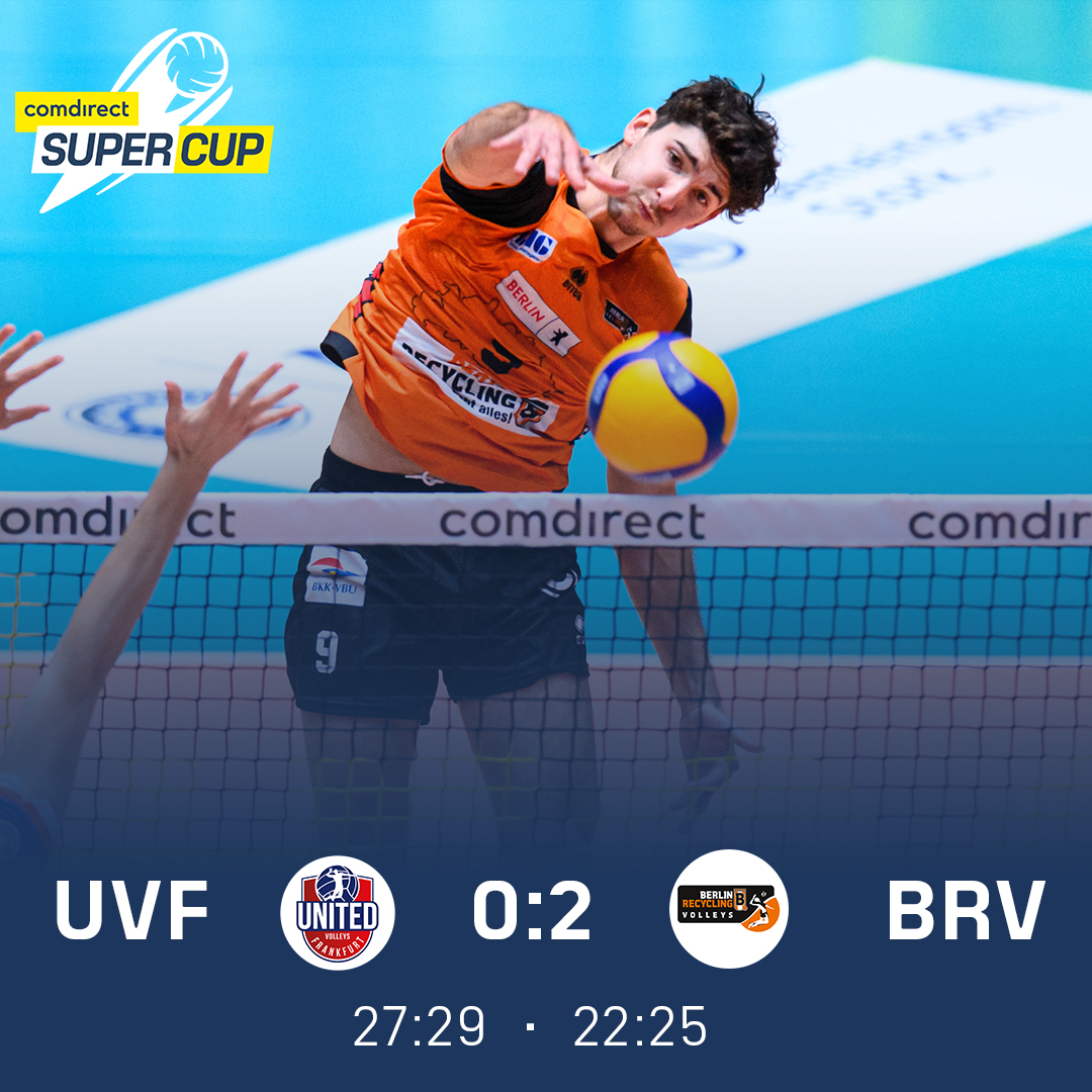 VOLLEYBALL_BL's tweet photo. Ein starker Zwischenspurt zur richtigen Zeit bringt den @BRVolleys die 2:0-Satzführung im @comdirect Supercup gegen die @unitedvolleys.
#Volleyball #Bundesliga #comdirectsupercup #zurueckimspiel https://t.co/VU6iTtkNQU