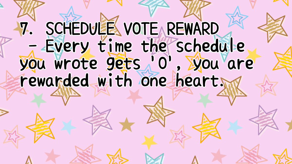 7.) Schedule Vote Reward (Ever Hearts)