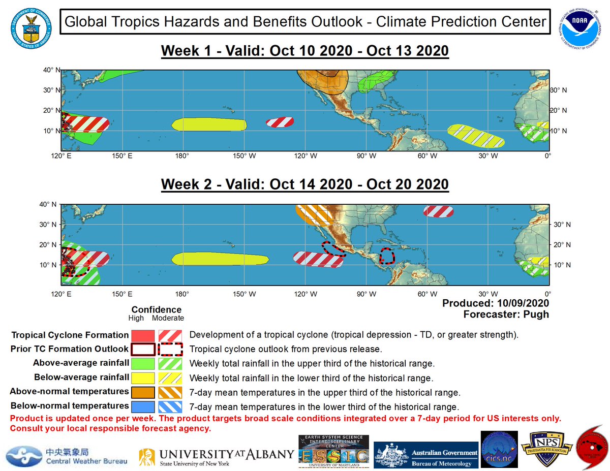 This area is also being monitored by the CPC for possible tropical development in week 2: