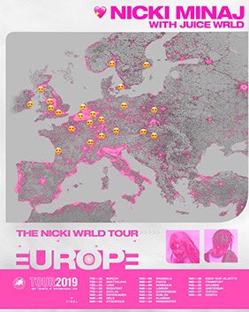 Peu après la sortie de son second album, Juice WRLD rentre en tournée avec Nicki Minaj intitulé « The Nicki WRLD Tour ».