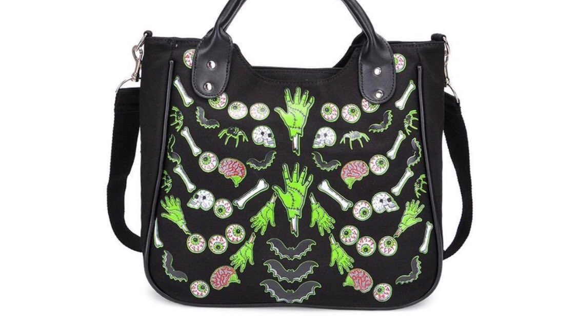 zombae halloween handbag collab 🧟‍♀️

my look ➡️ the inspiration #zombiemakeup #lastminutecostume