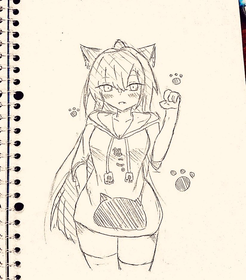 #アズールレーン
ねこパーカーねこ? 