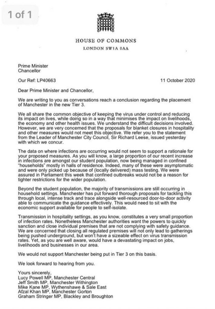SimonJWoodUK's tweet photo. Time for us here in Manchester and the North to stand firm and fight our corner..... https://t.co/H6RTqsHboH